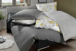 Musterring Satin-Bettwäsche grau