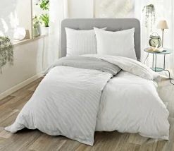 Musterring Satin-Bettwäsche grau