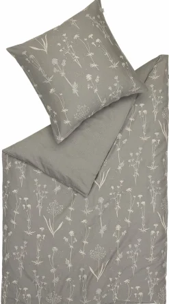 Musterring Satin-Bettwäsche grau