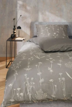 Musterring Satin-Bettwäsche grau