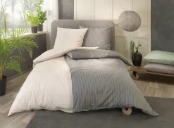 Musterring Satin-Bettwäsche grün