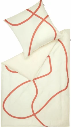 Musterring Satin-Bettwäsche weißpink