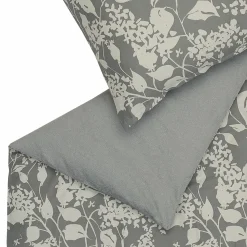 Musterring Satin-Bettwäsche grau