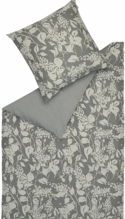 Musterring Satin-Bettwäsche grau