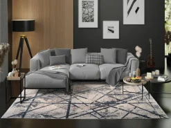 Musterring Webteppich modern blau