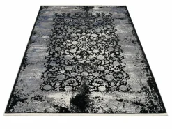 Musterring Webteppich modern grauschwarz