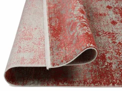 Musterring Webteppich modern rotgrau