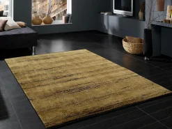 Musterring Webteppich modern gelb