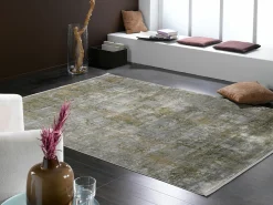 Musterring Webteppich modern graugrün