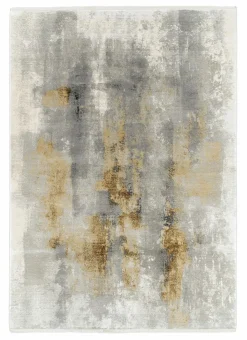 Musterring Webteppich modern goldfarbengrau