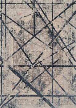 Musterring Webteppich modern beigeblau