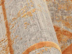 Musterring Webteppich modern grauorange