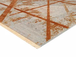 Musterring Webteppich modern grauorange