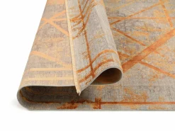 Musterring Webteppich modern grauorange