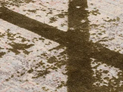 Musterring Webteppich modern beigebraungrün