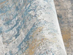 Musterring Webteppich modern graublau