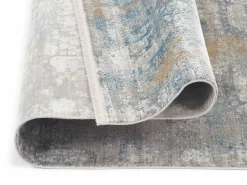 Musterring Webteppich modern graublau