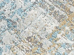 Musterring Webteppich modern graublau