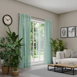 Neutex Vorhang m. Multifunktionsband grün