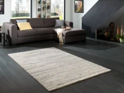 Nord Süd Moderner Nepal Teppich beige
