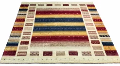 Nord Süd Webteppich Modern beige