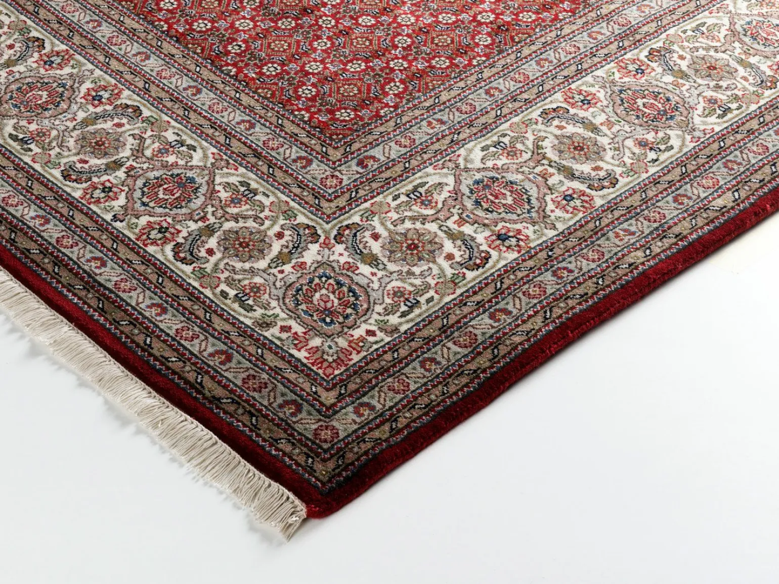 OCI Handknüpfteppich rot