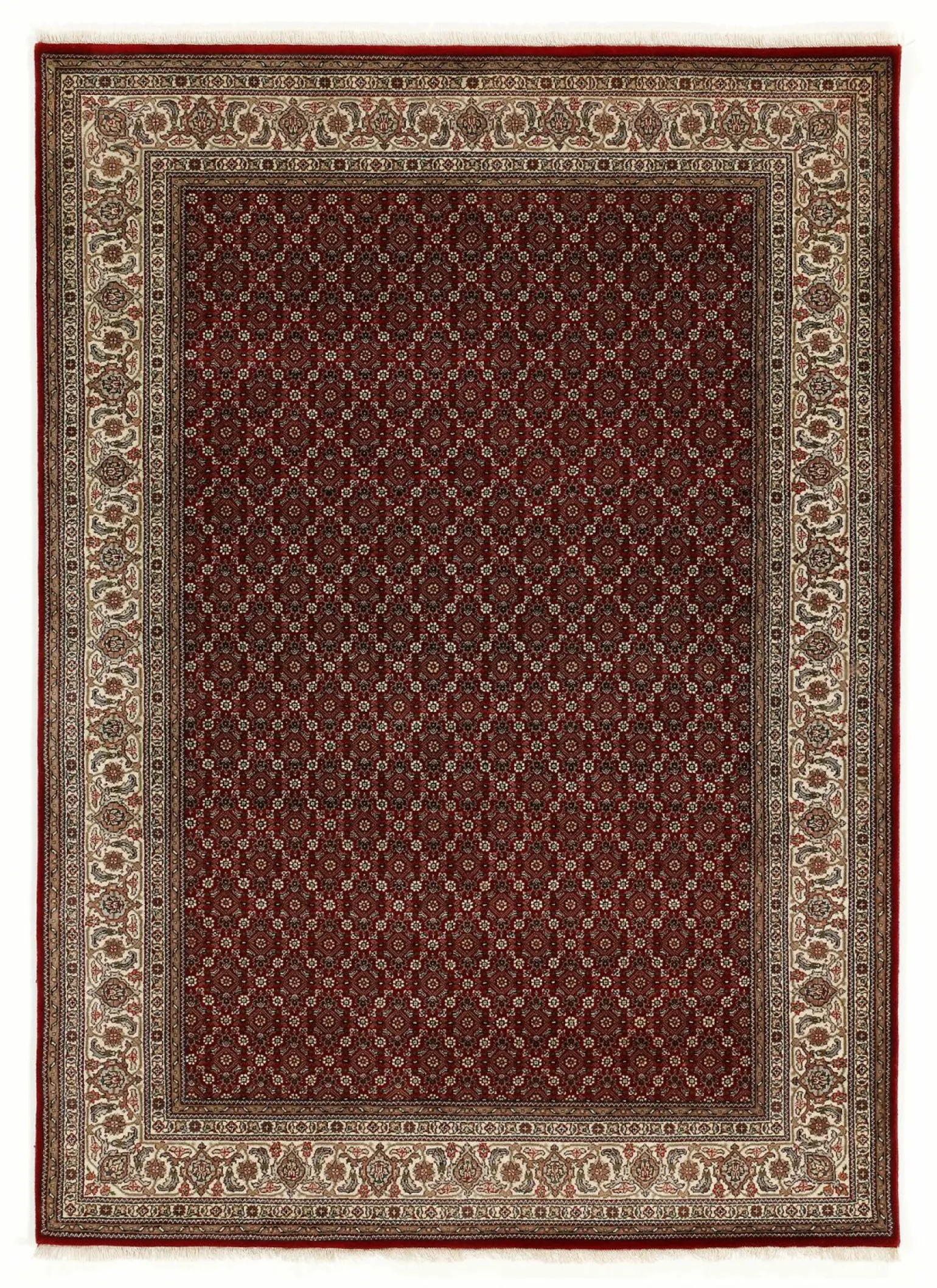 OCI Handknüpfteppich rot