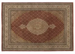 OCI Handknüpfteppich rot