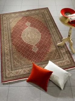 OCI Handknüpfteppich rot