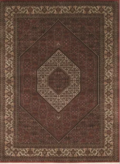 OCI Handknüpfteppich rot