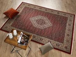 OCI Handknüpfteppich rot