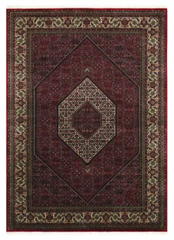 OCI Handknüpfteppich rot