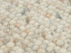 OCI Handwebteppich braunweiß