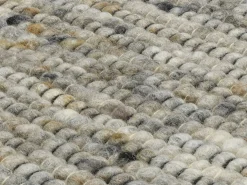 OCI Handwebteppich braunweißbeige