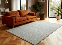 OCI Handwebteppich grau