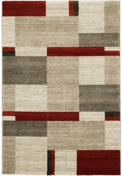 OCI Moderner Webteppich braun