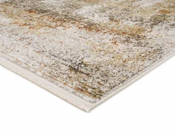 OCI Moderner Webteppich braunweiß