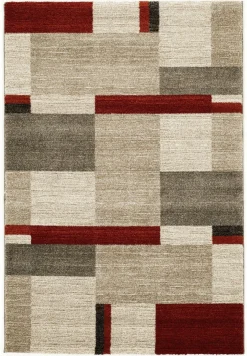 OCI Moderner Webteppich braun