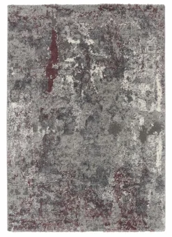 OCI Moderner Webteppich braunweiß