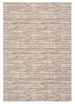 OCI Moderner Webteppich braunweiß