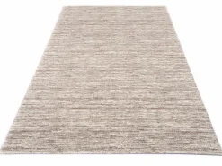 OCI Moderner Webteppich braunweiß