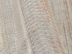 OCI Moderner Webteppich braunweiß