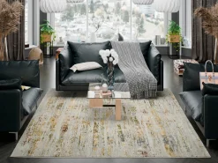 OCI Moderner Webteppich beigemehrfarbig