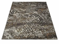 OCI Moderner Webteppich braunmehrfarbig