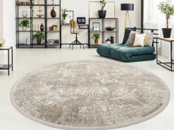 OCI Moderner Webteppich grau