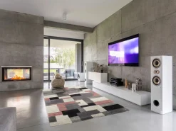 OCI Moderner Webteppich grau