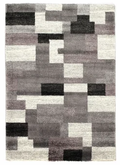 OCI Moderner Webteppich grau