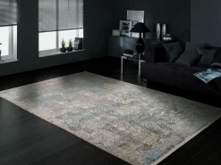 OCI Moderner Webteppich grau