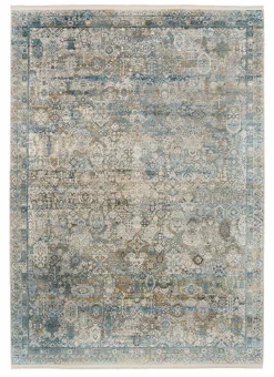 OCI Moderner Webteppich graublau