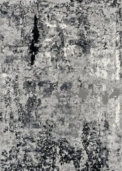 OCI Moderner Webteppich grau